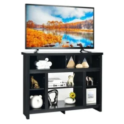 Costway Corner TV Stand Entertainment Console Center W/Adjustable Shelves -Costway GUEST 719b6825 c9cf 491b 85bc 1302bcfd4f28