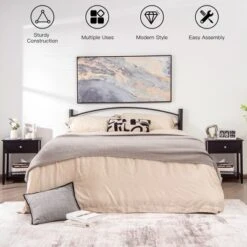 Costway Nightstand With Drawer Storage Shelf Wooden Bedside Sofa Side Table WhiteBrown -Costway GUEST 71e0723d 8893 495f b1b4 127d499cc1fc