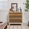 Costway 3-Drawer Rattan Dresser Modern Closet Chest Storage Cabinet Living Room Entryway -Costway GUEST 7211e9bc a85a 4e25 9468 9d43d9348c00