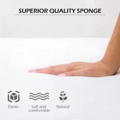 Costway Modern Fabric Couch Sofa Love Seat Upholstered Bed Lounge Sleeper 2-Seater Brown -Costway GUEST 7306a91b c5d4 4915 9a1f e4f950855eca