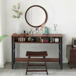 Costway Home Office Computer Desk 2 Drawers Makeup Vanity Console Table Vintage -Costway GUEST 73ab5a6b d1b6 4d74 ab1b 0cc25bd9fef5