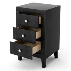Costway Nightstand Sofa Side Coffee Table With 3 Drawer For Bedroom Living Room Black/Grey/White 22 Costway Nightstand Sofa Side Coffee Table With 3 Drawer For Bedroom Living Room Black/Grey/White -Costway GUEST 745ebec8 a669 43f3 9e86 a4f8a7aed515