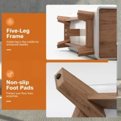 Costway 47'' TV Stand Media Entertainment Center Console W/ 2 Drawers Open Shelve -Costway GUEST 74ef0d05 cd82 4989 9428 a1633f70f8de