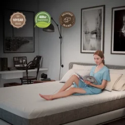 Costway 8'' Jacquard Mattress Gel Infused Memory Foam Medium Firm Bamboo Charcoal QueenFull -Costway GUEST 754d1cb5 9a2a 44c0 a5e5 529250274008