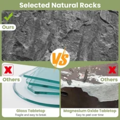 Costway 17'' Concrete Accent Side Table Tree Stump Wood-like End Table Plant Stand Stool -Costway GUEST 77b6af8a 4281 4df0 ab43 7756cce1c336