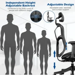 Costway Ergonomic High Back Mesh Office Chair Adjustable Swivel Computer Chair -Costway GUEST 782a5628 5e63 497d 9cd3 d64528e61c49