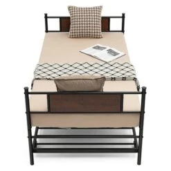 Costway Twin 2-In-1 Daybed Frame With Trundle Bed Set Steel Platform Sofa Bed Black -Costway GUEST 797f642a 894a 4557 8029 1d7110a81a6f