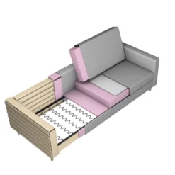 Costway Modern Fabric Couch Sofa Love Seat Upholstered Bed Lounge Sleeper 2-Seater Brown -Costway GUEST 7981a4c3 60f2 4a67 9a77 0341749d2f8b