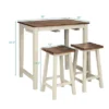 Costway 3-Piece Bar Table Set Counter Pub Table& 2 Saddle Bar Stools W/ Hanging Design -Costway GUEST 7a274110 a029 4da2 9ee8 3b8f9c84e636