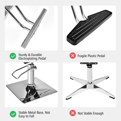 Costway Salon Chair For Hair Stylist Adjustable Swivel Hydraulic Barber Styling Chair 9 Costway Salon Chair For Hair Stylist Adjustable Swivel Hydraulic Barber Styling Chair - Image 7