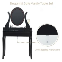 Costway Vanity Table Set W/10 Light Bulbs And Touch Switch Makeup Dressing Table 20 Costway Vanity Table Set W/10 Light Bulbs And Touch Switch Makeup Dressing Table -Costway GUEST 7d051a2d be97 4d00 a62a e0e462c6b7aa
