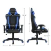 Costway Gaming Chair Reclining Racing Chair W/Lumbar Support And Headrest White -Costway GUEST 7de64037 4f82 4be2 8b60 ac5b06846e53