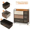 Costway 7-Drawer Dresser Storage 3-Tier Organizer Tower Steel Frame Wooden Top 2 Costway 7-Drawer Dresser Storage 3-Tier Organizer Tower Steel Frame Wooden Top -Costway GUEST 7f7008c3 0288 4ee3 8b9e 4c3788dee8dc