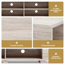 Costway TV Stand Entertainment Media Center Console For TV's Up To 65'' W/Storage Shelves -Costway GUEST 7f95ded6 89ed 4782 af12 09bfab48c228