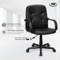Costway Ergonomic Mid-Back Executive Office Chair Swivel Computer Desk Task Chair New -Costway GUEST 80b7f09a 24c6 408a 9e1f 6beba4723d94