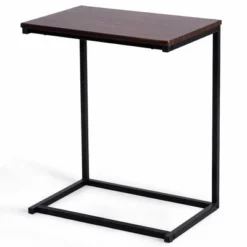 Costway 22''x14''x26'' Sofa Side End Table Laptop Holder Multiple Stand Desk BrownWalnut -Costway GUEST 82dea49e 9bfa 4e82 a02c a1b7013bbd5f