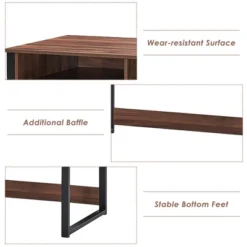 Costway Home Office Computer Desk 2 Drawers Makeup Vanity Console Table Vintage -Costway GUEST 82f1cfad 60d5 4706 bdbd 4f36d93d5a59