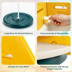 Costway Kids Toy Storage Organizer 360° Revolving Pineapple Shelf W/Plastic Bins -Costway GUEST 841fe3a0 40b0 4eef a882 bf788433906e