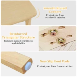 Costway 48'' Wooden Dining Table Rectangular Farmhouse Kitchen With Solid Rubber Wood Legs 17 Costway 48'' Wooden Dining Table Rectangular Farmhouse Kitchen With Solid Rubber Wood Legs -Costway GUEST 84b2b687 12a5 4a2b 9cfc 7c22a73d5192