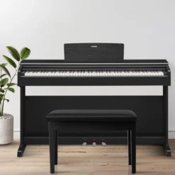 Costway PU Leather Piano Bench Padded Double Duet Keyboard Seat Storage Black -Costway GUEST 84cbf3ee 6e39 4d78 8a72 ad7ffc5e3374