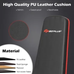 Costway Foldable Weight Bench Multifunctional Dumbbell Gym Bench W/Elastic Ropes -Costway GUEST 854f4c8d 9ae6 4b02 8351 d41a52fac926