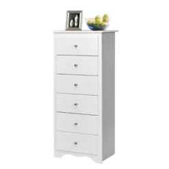 Costway 6 Drawer Chest Dresser Clothes Storage Bedroom Tall Furniture Cabinet -Costway GUEST 856d6c6a 359d 41d9 9b56 5dba2a16ac09