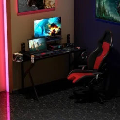 Costway Gaming Desk Computer Desk PC Table Workstation With Cup Holder & Headphone Hook -Costway GUEST 85c161f2 9a0a 4082 a177 fb126801b51d