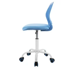 Costway Office Task Desk Armless Chair Adjustable Mid Back Swivel Study Chair RoseBlueTurquoisePurple -Costway GUEST 85fb31a8 01aa 4aa2 803a 14f3aa693f91