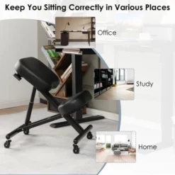 Costway Ergonomic Kneeling Chair Adjustable Stool Memory Foam Angled Seat -Costway GUEST 871ac333 642e 4201 b3e9 88c5fab8f507