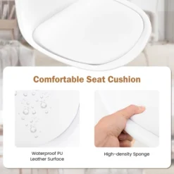 Costway Dining Table Set For 4 Modern Kitchen Table Set With Round GlassTempeTable&4 Chairs 16 Costway Dining Table Set For 4 Modern Kitchen Table Set With Round GlassTempeTable&4 Chairs -Costway GUEST 876629d3 dbf4 4833 981d cb050b3b1f92