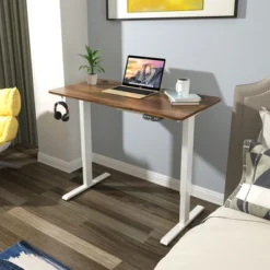 Costway Universal Tabletop For Standard & Standing Desk Frame Walnut -Costway GUEST 882a9a6c a2aa 4a0d ba23 1fb800f7077a