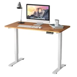 Costway Electric Adjustable Standing Desk Stand Up Workstation W/Control WhiteBlack MapleTeak -Costway GUEST 892d1fe7 0d38 4309 824a 2a97407108f5