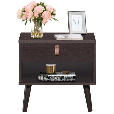 Costway Nightstand Sofa Side End Table Bedside Table Drawer Storage 10 Costway Nightstand Sofa Side End Table Bedside Table Drawer Storage - Image 8