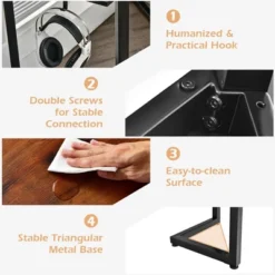 Costway 63'' Large Computer Desk Study Workstation Conference Table Home Office -Costway GUEST 89f49176 aab6 4443 b758 0a630271b0c8
