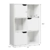 Costway 6 Cube Bookcase Cabinet Wood Bookcase Storage Shelves Room Divider Organization -Costway GUEST 8a71f9be 63b0 4d9a a167 d8dcff351b33