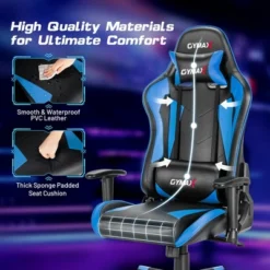 Costway Gaming Chair Adjustable Swivel Racing Style Computer Office Chair 21 Costway Gaming Chair Adjustable Swivel Racing Style Computer Office Chair -Costway GUEST 8b076ce1 3891 4101 a2af 5025c70a57ea