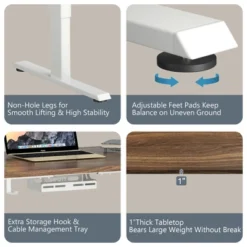 Costway Electric Adjustable Standing Up Desk Dual Motor W/ Controller -Costway GUEST 8beb8b8f 38ab 4b9e b3bb 9ce10ff8a0ca