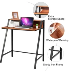 Costway 2 Tier Computer Desk PC Laptop Table Study Writing Home Office Workstation 19 Costway 2 Tier Computer Desk PC Laptop Table Study Writing Home Office Workstation -Costway GUEST 8c2eb0f9 8805 4ab0 aaae bc671495044d