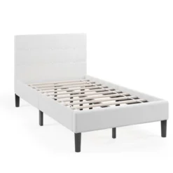 Costway Twin Upholstered Bed Frame Button Tufted Headboard Mattress Foundation -Costway GUEST 8d07bf03 5b36 4877 b355 4c2e9cad1d69