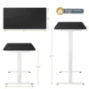 Costway Ergonomic Electric Adjustable Standing Up Desk Dual Motor W/ Controller -Costway GUEST 8d892b67 5868 467d 9e84 7aa363b638e9