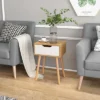 Costway Nightstand End Side Sofa Table Storage Drawer Living Room With Solid Wood Leg -Costway GUEST 8e354be7 3a1e 497c 9602 969308733cf9