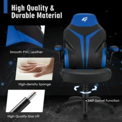 Costway High Back Gaming Chair Height Adjustable Swivel Computer Office Chair -Costway GUEST 8f90193f b5b2 49df 8963 0e5a95d90127