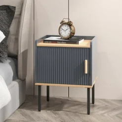 Costway Nightstand Bedside End Table With Door Cabinet For Living Room Bedroom -Costway GUEST 8f9c2edd 3e4e 4771 9501 43f3c836a4c9