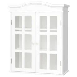 Wall-Mount Bathroom Storage Cabinet Medicine Organizer Double Doors Shelved New -Costway GUEST 8fe054b3 2ab0 45ef b8e7 4d262e4fd5d2