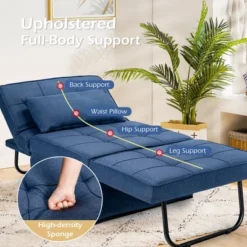 Costway 4 In 1 Multi-Function Sofa Bed Convertible Sleeper Folding Ottoman -Costway GUEST 927cc20c 1ba5 4c55 a56e 0ef0a2866e1f