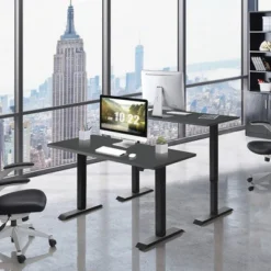 Costway 48'' Electric Sit To Stand Desk Adjustable Standing Workstation -Costway GUEST 93518e81 b149 414f 93d8 0f5549efc823