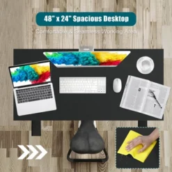 Costway 48'' Electric Sit To Stand Desk Adjustable Standing Workstation -Costway GUEST 9355ff48 d2b8 4a12 ab17 2d171cfd425a
