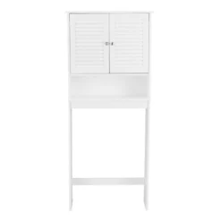 Costway Bathroom Space Saver Over The Toilet Shelved Storage Cabinet Organizer White -Costway GUEST 9442e5e3 65f8 4222 bf18 c8441952d892
