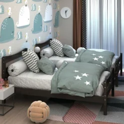 Costway Twin Size Platform Bed Frame Foundation W/Headboard &Wood Slat Support -Costway GUEST 9631d676 0392 4141 b125 d816644fdb7a