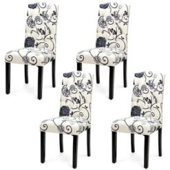 Costway Set Of 4 Tufted Dining Chair Upholstered W/ Nailhead Trim & Rubber Wooden Legs 25 Costway Set Of 4 Tufted Dining Chair Upholstered W/ Nailhead Trim & Rubber Wooden Legs -Costway GUEST 96d3633a deb6 4e22 a46a 9ec467cd6614